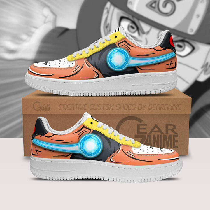 Uzumaki Air Sneakers Rasengan Power Custom Anime Shoes - 1 - Gear Naruto