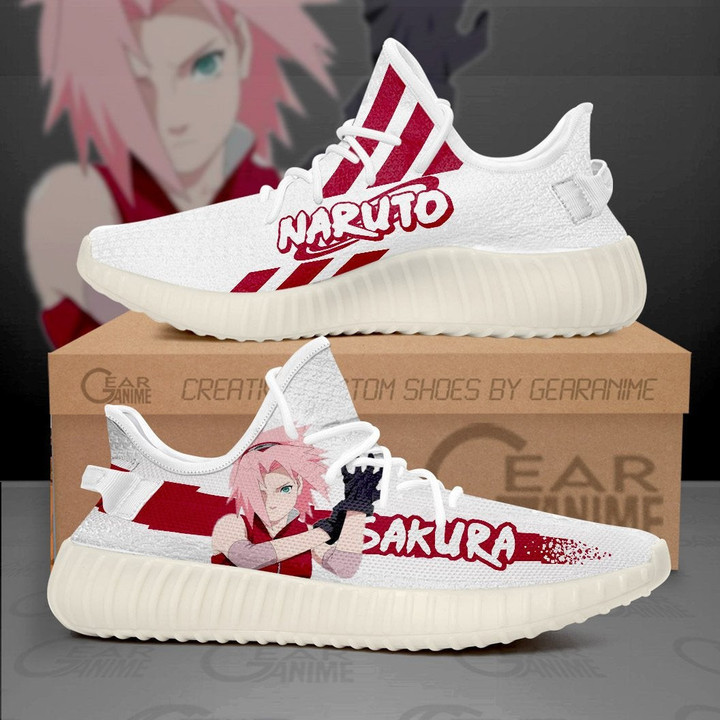 Haruno Sakura Shoes Custom Anime Sneakers TT10 - 1 - Gear Naruto