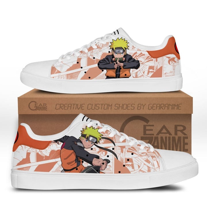 NRT Uzumaki Skate Sneakers Custom Anime Shoes - 1 - Gear Naruto