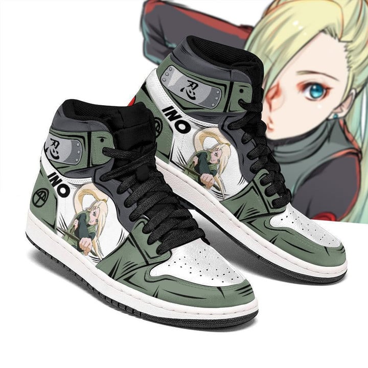 Ino Yamanaka Shoes Uniform Costume Anime Sneakers - 1 - Gear Naruto