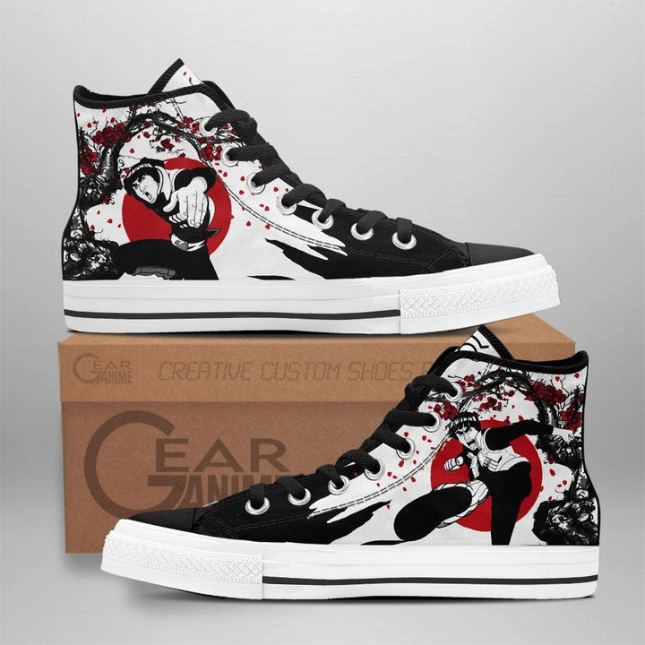 Guy Might High Top Shoes Custom NRT Anime Sneakers Japan Style - 1 - Gear Naruto