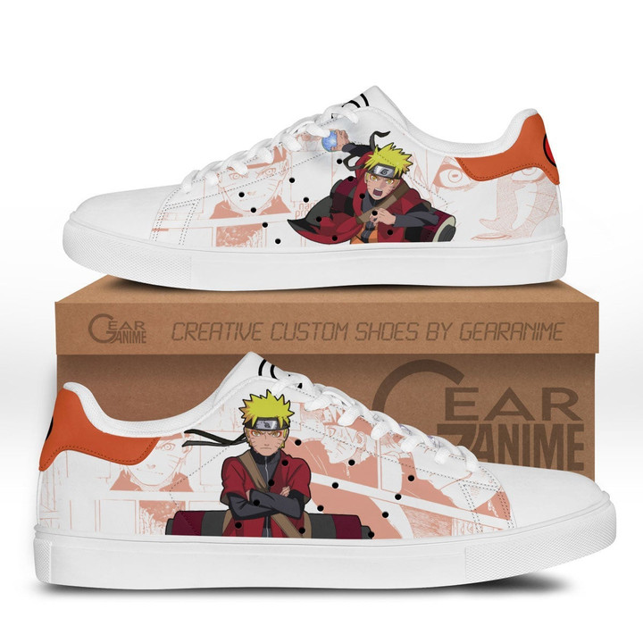 NRT Uzumaki Sage Skate Sneakers Custom NRT Anime Shoes - 1 - Gear Naruto