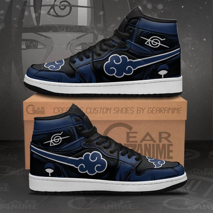 AKT Sneakers Blue Custom Anime Shoes - 1 - Gear Naruto