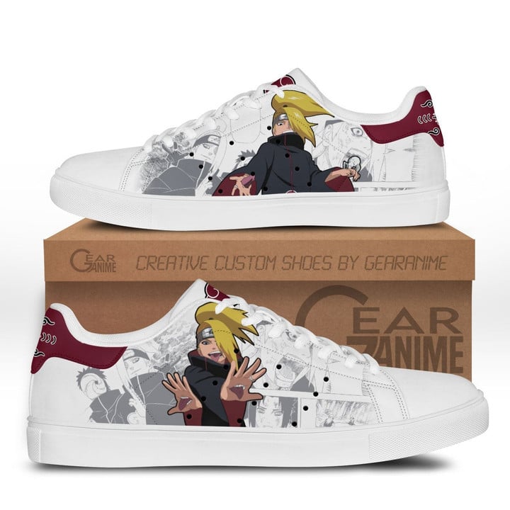 Deidara Skate Sneakers Custom NRT Anime Shoes - 1 - Gear Naruto