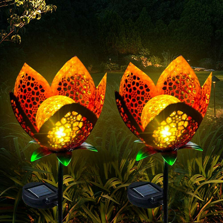 2pk Solar Flower Lights IP65