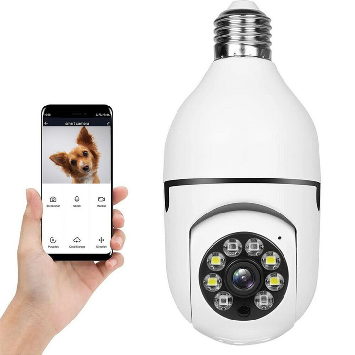 Wireless Camera IP Light Bulb IR Night Home Security Home's Magic Eye