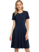 Women Solid Fit & Flare Dress