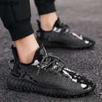 Men Sneakers Light Flyknitl Breathable Casual Running Shoes