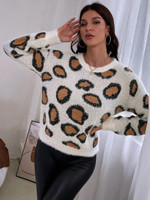 Women Graphic Pattern Drop Shoulder Sweater