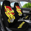 Funny Pikachu Car Seat Covers Pokemon Anime Fan Gift H Universal Fit