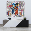 Dragon Ball Anime Tapestry | DB Goku Vegeta All Characters Background Tapestry Home Decor