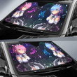 Rem And Ram Re:Zero Anime Car Sun Shades H Universal Fit