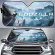 Godzilla Anime Hd Car Sun Shade Universal Fit