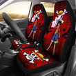 Monkey D Luffy One Piece Car Seat Covers Anime Mixed Manga Funny Universal Fit