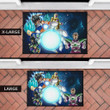Dragon Ball Anime Door Mat | DB Characters Vegeta Goku Power Kamehameha Blue Galaxy Door Mat Home Decor