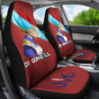 Vegeta Red Color Dragon Ball Anime Car Seat Covers Unique Design