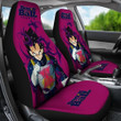 Vegeta Angry Dragon Ball Anime Purple Car Seat Covers Unique Design