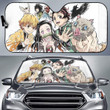 Demon Slayer Funny Car Auto Sunshade Anime Universal Fit