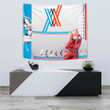 Darling In The Franxx Anime Tapestry | Sexy Zero Two In Red Suit Artwork Tapestry Home Decor