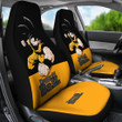 Dragon Ball Z Car Seat Covers Goku Anime Yellow Seat Covers