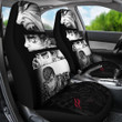 Berserk Anime Car Seat Covers - Armor Guts Face Fighting Moments Black White Seat Covers