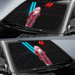 Darling In The Franxx Anime Car Sunshade | Zero Two Fighting Red Suit Sun Shade