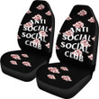 Naruto Anime Car Seat Covers - Akatsuki Members On Cloud Anti Social Social Club Seat Covers GENZ1505