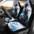 Tanjiro Kamado Anime Car Seat Covers Kimetsu No Yaiba Universal Fit