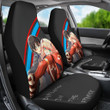 Darling In The Franxx Anime Car Seat Covers | Zero Two And Hiro Shy Dancing Seat Covers