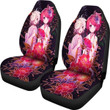 Anime Girl Flower Seat Covers Universal Fit