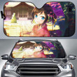 Anime Girl Kimono Girl Hd Car Sun Shade Universal Fit