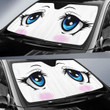 Anime Eyes Car Auto Sun Shades Universal Fit