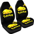 Pikachu Sleepy Car Seat Covers Pokemon Anime Fan Gift H Universal Fit