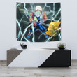 Demon Slayer Anime Tapestry | Zenitsu Lightning Breath Power Eye Tapestry Home Decor GENZ0104
