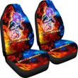 Vegeta Punch Fire Dragon Ball Anime Yellow Car Seat Covers Unique Design