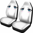 Cute Anime Eyes Seat Covers Universal Fit