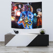 Dragon Ball Anime Tapestry | DB Main Characters Super Saiyan In Universe Tapestry Home Decor GENZ0901