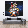 Dragon Ball Anime Tapestry | DB Goku All Forms Vs Golden Frieza And Jiren Tapestry Home Decor GENZ2402