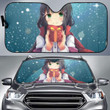Anime Girl Xmas Gift Winter Hd K Car Sun Shade Universal Fit