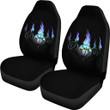 Pokemon Anime Car Seat Covers | Chandelure Pumpkin Patterns Happy Halloween Seat Covers