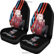 Darling In The Franxx Anime Car Seat Covers | Cute Zero Two Red Monster Hug Hiro Seat Covers