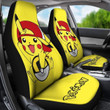 Happy Pikachu Pokemon Anime Fan Gift Car Seat Covers H Universal Fit