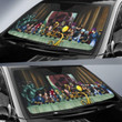 All Animes on Party Table car auto sunshades Universal Fit