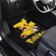 Pretty Pikachu Car Floor Mats Pokemon Anime Fan Gift H Universal Fit