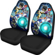 Dragon Ball Anime Car Seat Covers | DB Characters Vegeta Goku Power Kamehameha Blue Galaxy Seat Covers