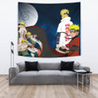 Naruto Anime Tapestry | Naruto Sage Mode And Minato Hokage Galaxy Tapestry Home Decor GENZ3102