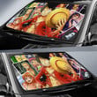 Monkey D. Luffy One Piece Car Sun Shades Anime H Universal Fit