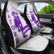 Satoru Gojo Jujutsu KaiSen Car Seat Covers Anime Seat Covers Violet Color