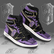 Purple Orca JD Sneakers Black Clover Custom Anime Shoes