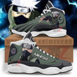 Kakashi Naruto Anime Air Jordan 13 Sneakers Custom Anime Shoes